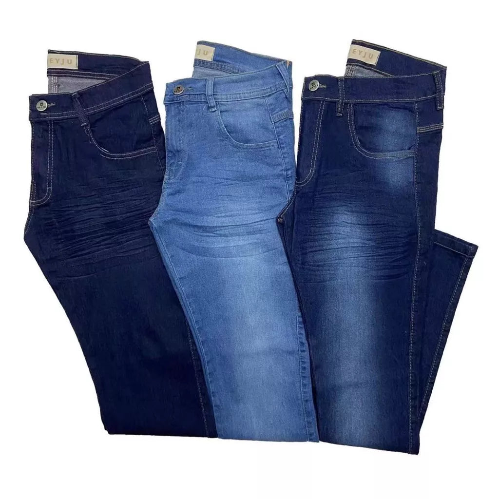Calça Jeans Masculina Skinny Original Elastano Qualidade Premium