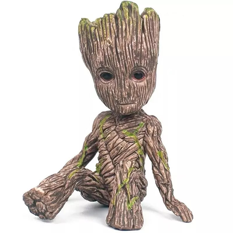 Baby Groot Vaso De Flores Plantador Suculenta Ninho Guardians Of The Galaxy Figura Brinquedo