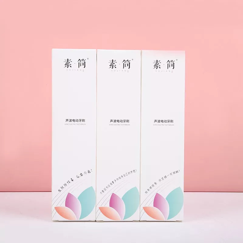 Escova De Dentes Oral Elétrica,Com 2 Cabeças De Escova Ultrassônica Automática Completa / Cuidado Oral