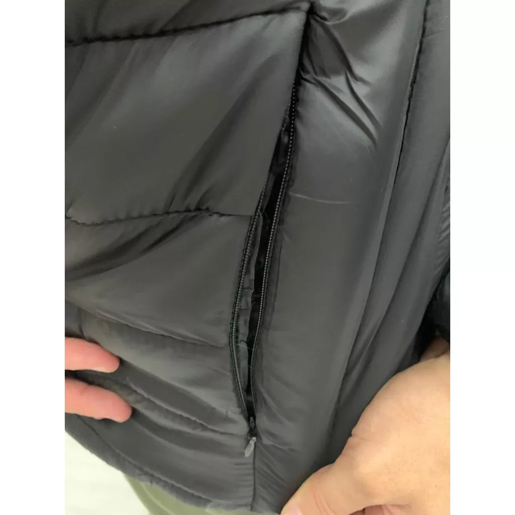 Jaqueta nylon feminina impermeável capuz removível pronta entrega