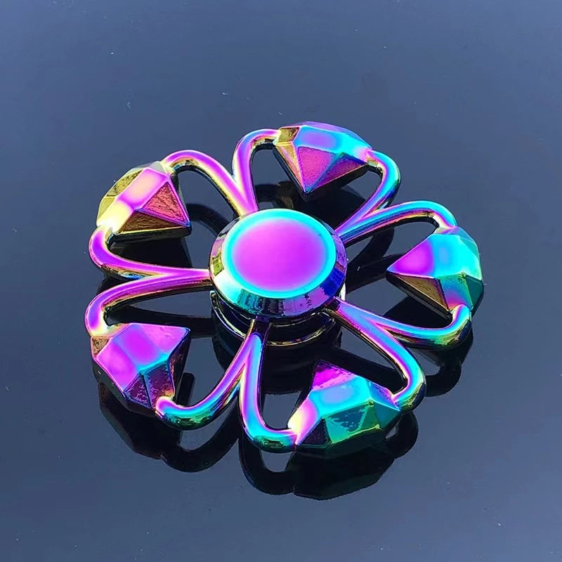 Novo Colorful Fit Spinner Zinc Alloy Decompression Toy Finger Metal Spinner Relieving Stress Effect