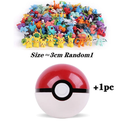 7 cm multicolorido pokémon bola pokémon de alta qualidade brinquedo figura 2-3 cm para crianças presente de aniversário