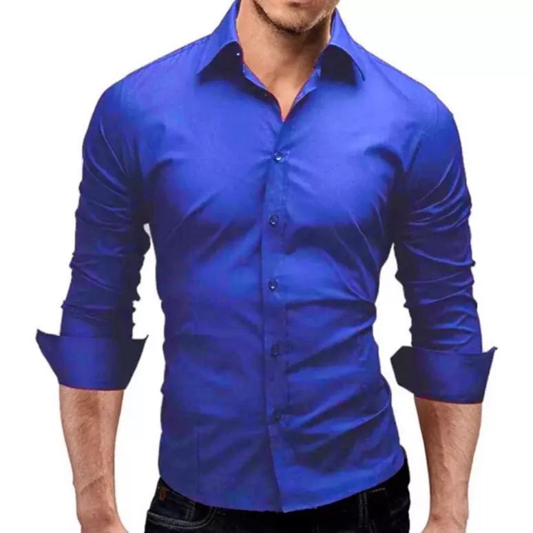Camisa Masculina Slim Fit Luxo