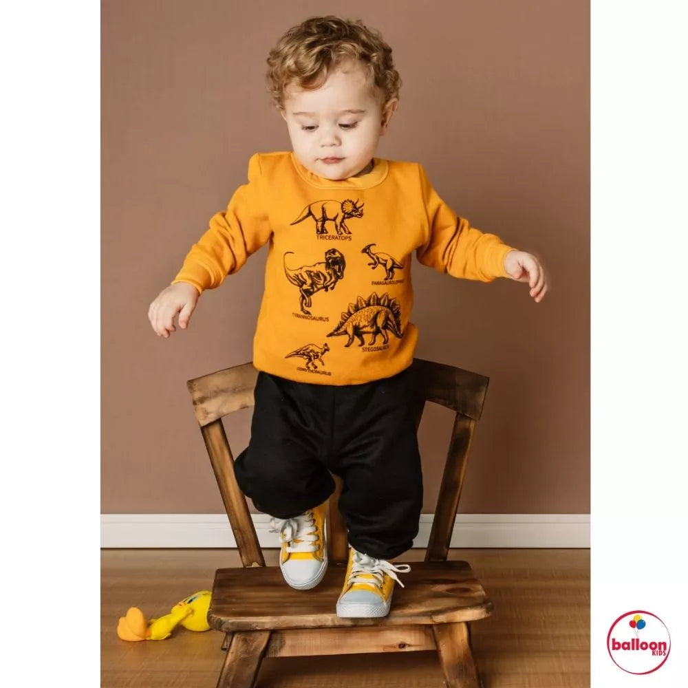 Kit 6 Peças Conjunto Moletom Infantil Menino 1 ao 16 Masculino Inverno Manga Longa