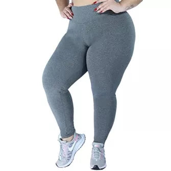 Legging Plus Size Em Suplex Macio Cintura Alta G1 G2 G3