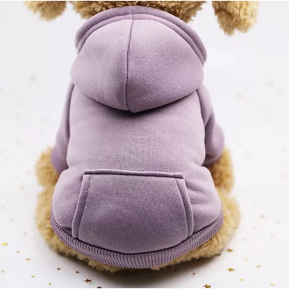 Moletom Para Cães Cor Sólida Animal De Estimação Simples