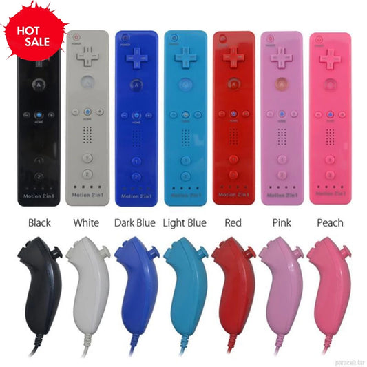 Controle para Nintendo Wii Remote Wiimote com Capinha e Alça de Segurança Built in Motion Plus fantastic01