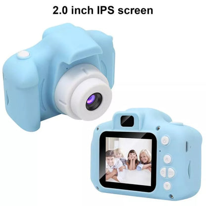 Mini Câmera Digital Infantil/Recarregável/À Prova De Choque/Vídeo Para Crianças/8 Milhões