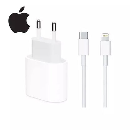 Kit Carregador De iPhone Fonte + Cabo Carregamento Rápido PD 20w