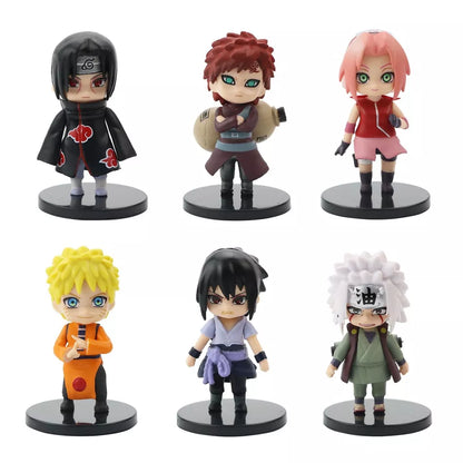 24 Estilos Uzumaki Naruto Anime Action Figure Hatake Kakashi Q Versão Modelo Estátua Colecionável Presentes De Brinquedos