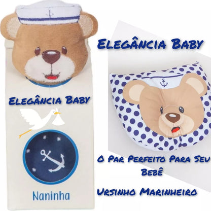Naninha  Para Bebê E Travesseirinho Anatômico - Apoio De Cabeça