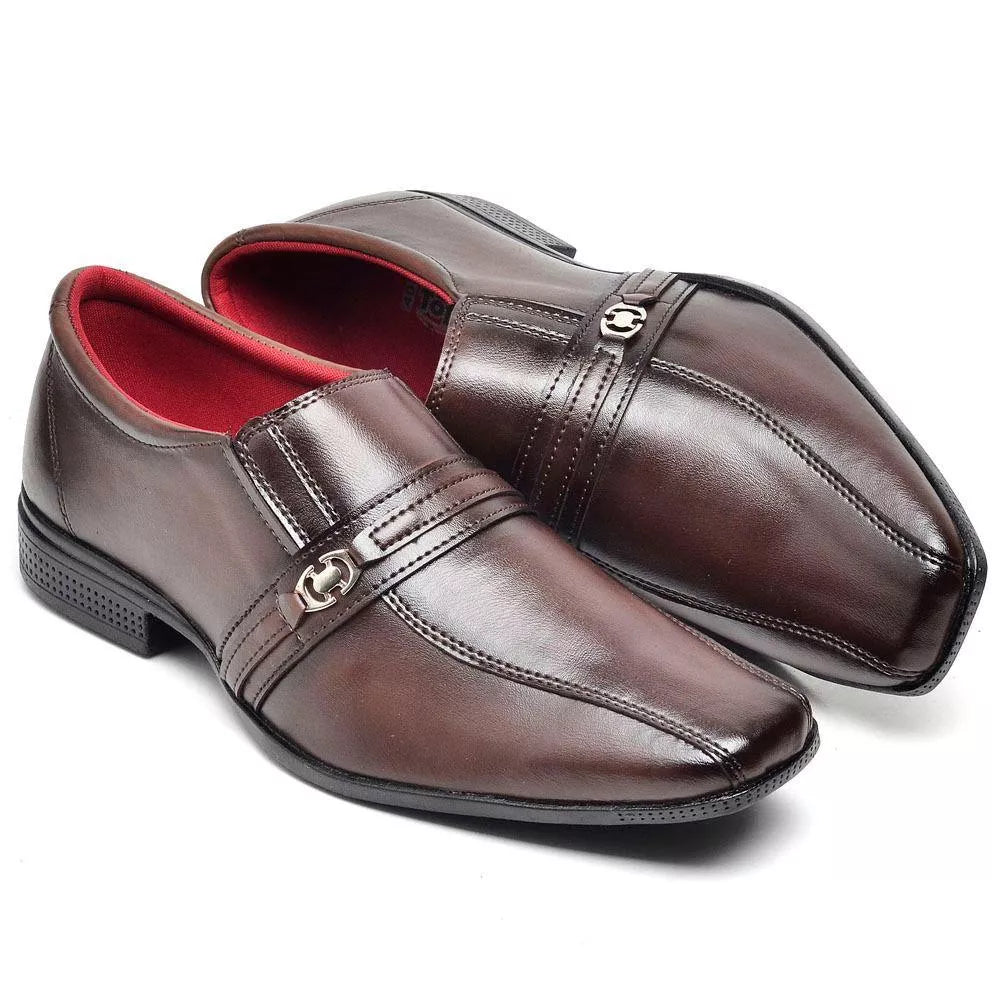 Sapato Social Masculino Moderno Confortável Elegante Estiloso Slim