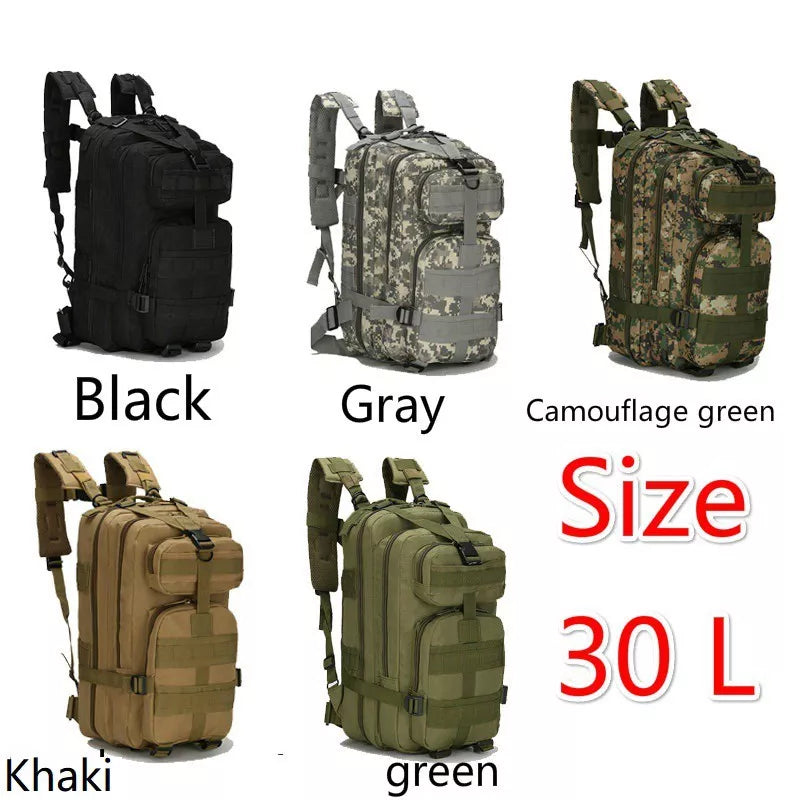 30L/50L 1000d Camo Saco Dos Homens Mochila Saco Fora Saco De Acampamento À Prova D 'Água Caça Mochila