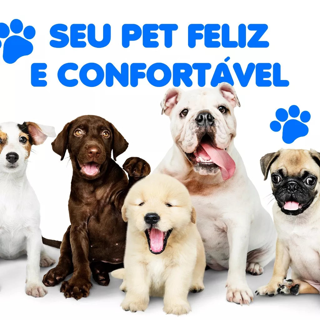 Cama Pet Para Cães e Gatos Colchonete Pet 70x50 Com Zíper Colchonete Fundo Emborrachado