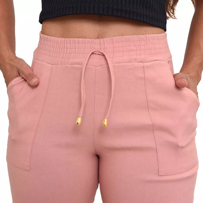 Calça Jogger Feminina Blogueirinha Cargo Luxuosa Bengaline