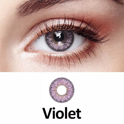 ZELIN Lente de Contato Colorida Aparência Natural Uso Anual Para Maquiagem Dos Olhos