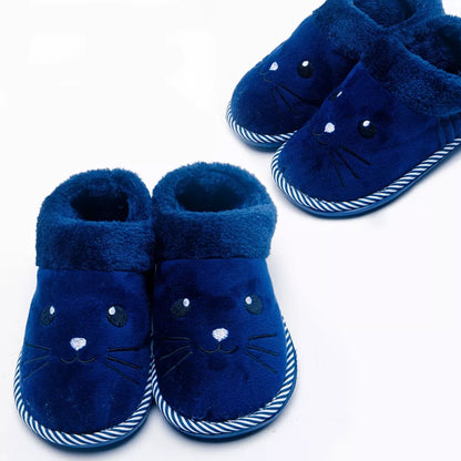 Pantufa De Casa Infantil Menino Menina Pelúcia Confortável Inverno