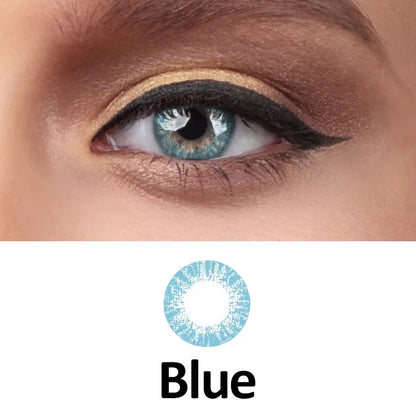 ZELIN Lente de Contato Colorida Aparência Natural Uso Anual Para Maquiagem Dos Olhos