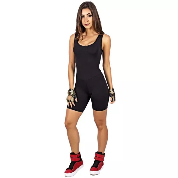 Macaquinho Sem Bojo Suplex Fitness feminino Liso