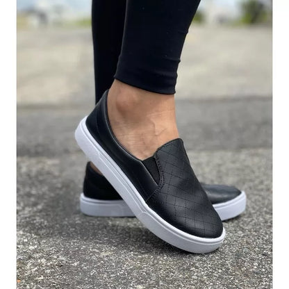 Tênis Feminino Sapatilha Moleca Slip On Iate Sem Cardaço Conforto Leve