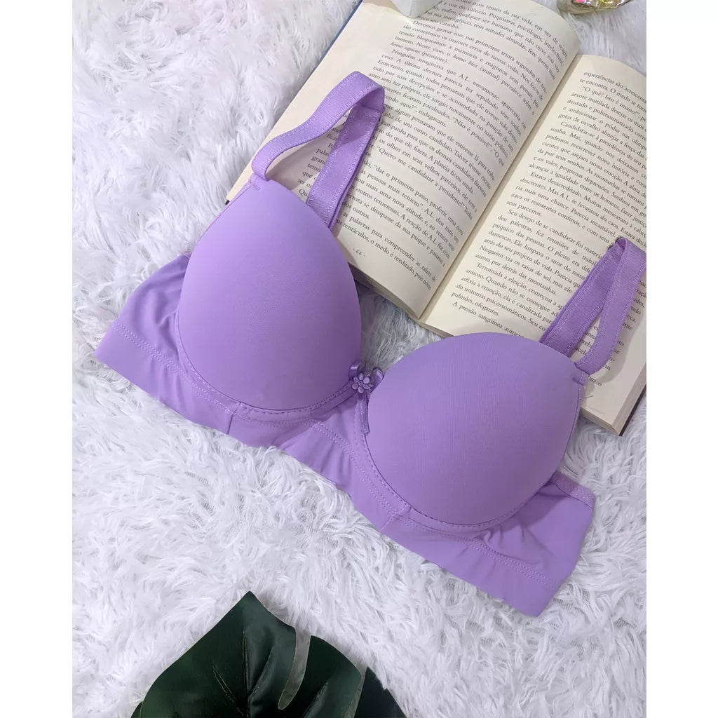 Sutiã de Bojo Com Aro Poliamida Premium Alça Reforçada C/ Elástico