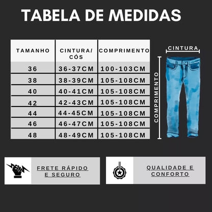 Calça Jeans Skinny Com Ziper Lycra Elastano Masculina Nova Tendencia