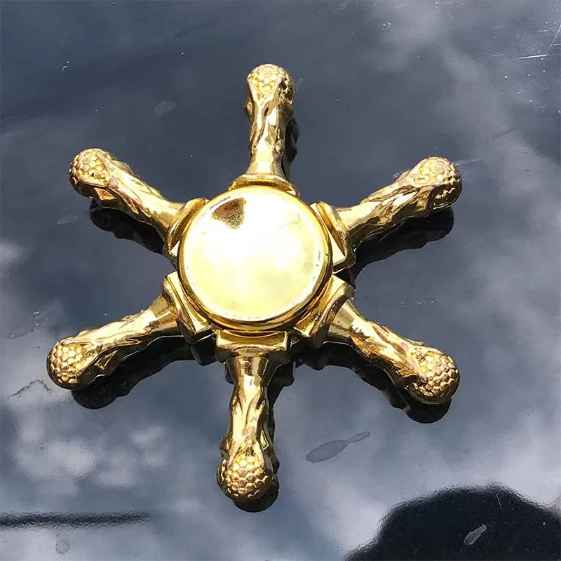 Novo Colorful Fit Spinner Zinc Alloy Decompression Toy Finger Metal Spinner Relieving Stress Effect