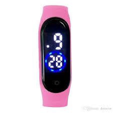LED Relógio M4 Pulseira  digital  Esportivo A prova água feminino masculino