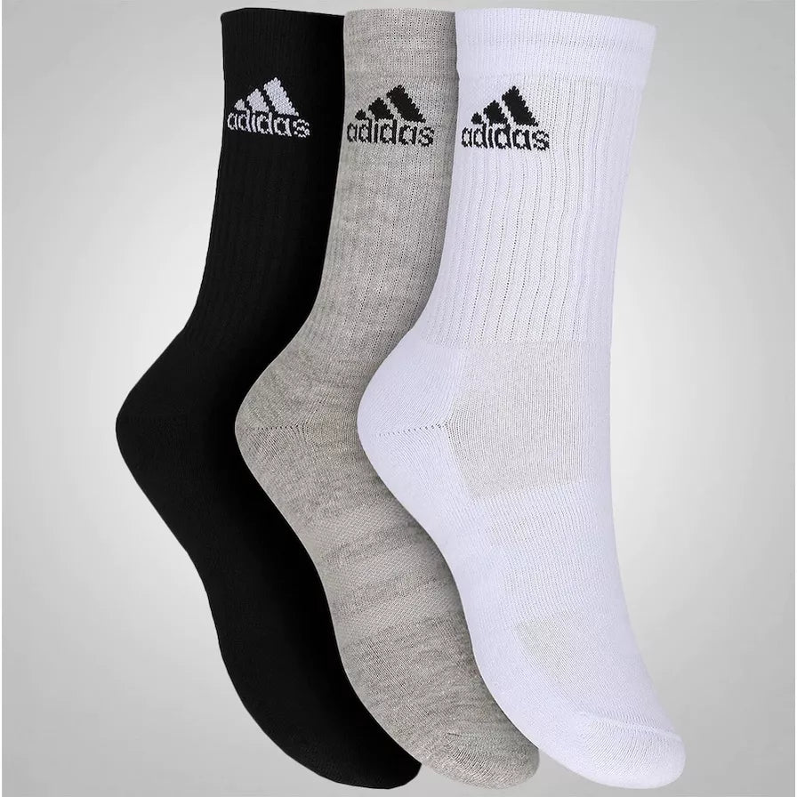 Kit 3 Pares Meias Esportivas Cano Médio Multimarcas