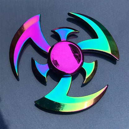 Novo Colorful Fit Spinner Zinc Alloy Decompression Toy Finger Metal Spinner Relieving Stress Effect
