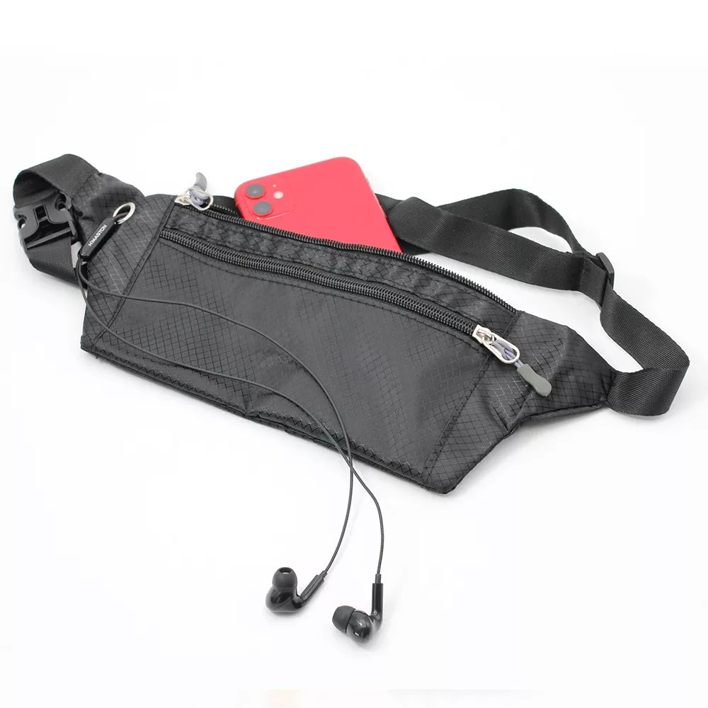 Pochete Impermeável Slim Doleira Cinta Fitness Celular 7 Polegadas Corrida Academia