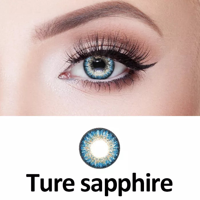 ZELIN Lente de Contato Colorida Aparência Natural Uso Anual Para Maquiagem Dos Olhos