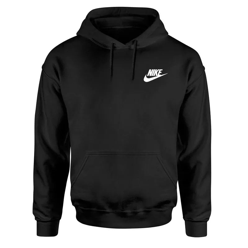 Blusa Preto moletom Com Capuz Preto de Alta Qualidade