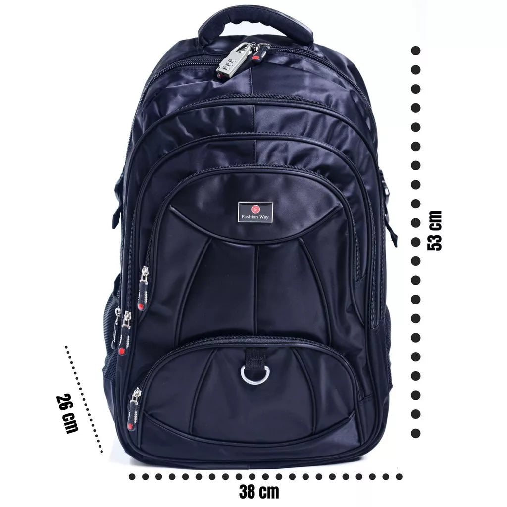 Mochila Grande Viagem Reforçada Notebook Fashion Way 1940
