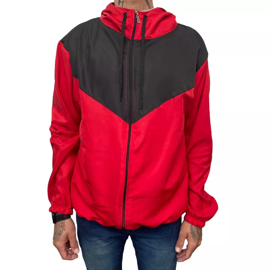 Corta-vento Masculina Lisa