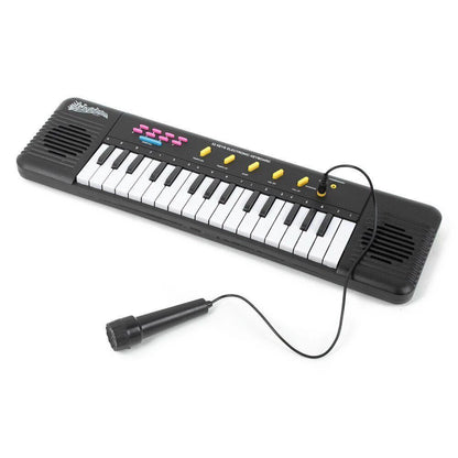 Teclado Piano com Microfone Infantil Music Center