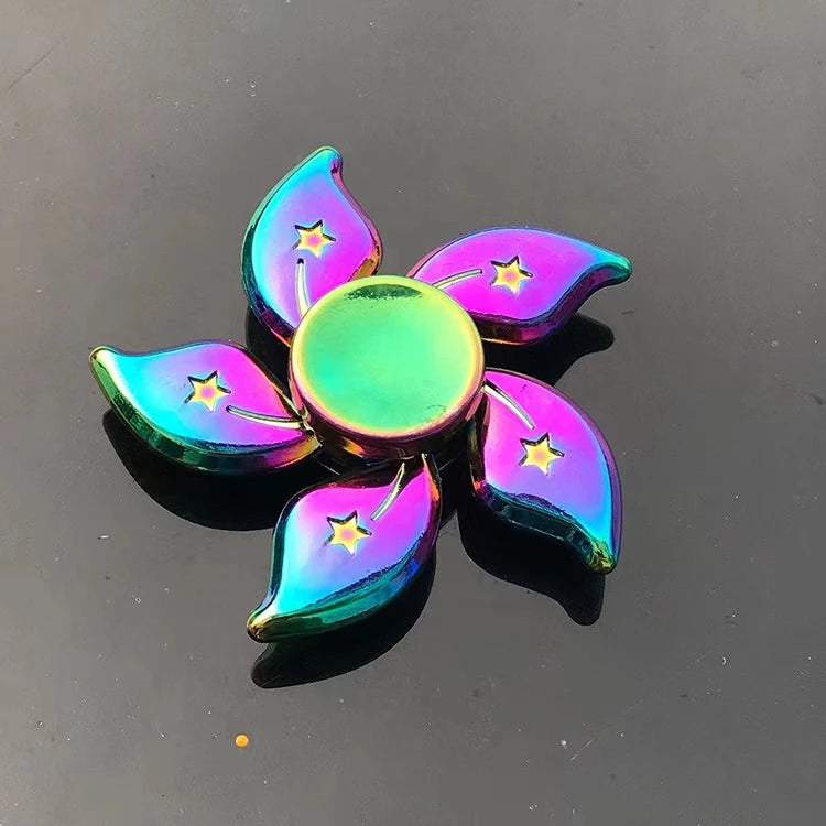 Novo Colorful Fit Spinner Zinc Alloy Decompression Toy Finger Metal Spinner Relieving Stress Effect