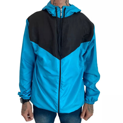 Corta-vento Masculina Lisa