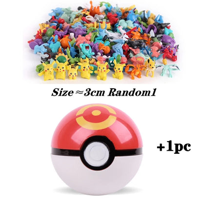 7 cm multicolorido pokémon bola pokémon de alta qualidade brinquedo figura 2-3 cm para crianças presente de aniversário