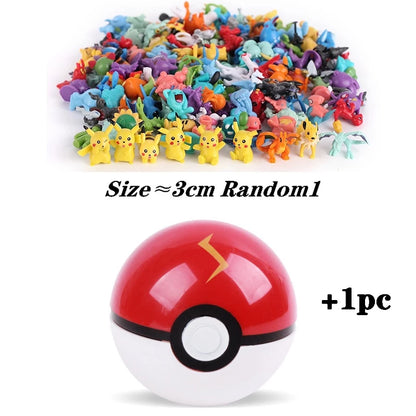 7 cm multicolorido pokémon bola pokémon de alta qualidade brinquedo figura 2-3 cm para crianças presente de aniversário