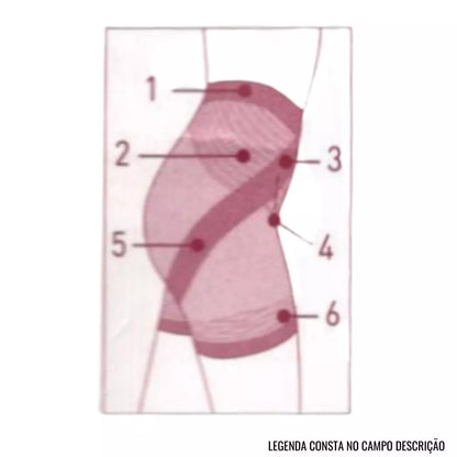 Short Modelador Slim Com Elastano Levanta Bumbum