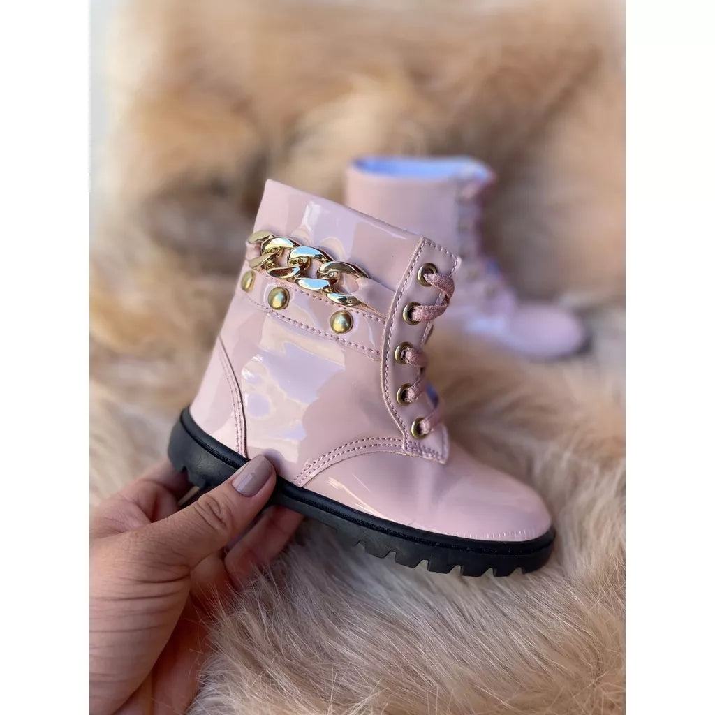 bota coturno  blogueira bebê e infantil 18 ao 33 lançamento