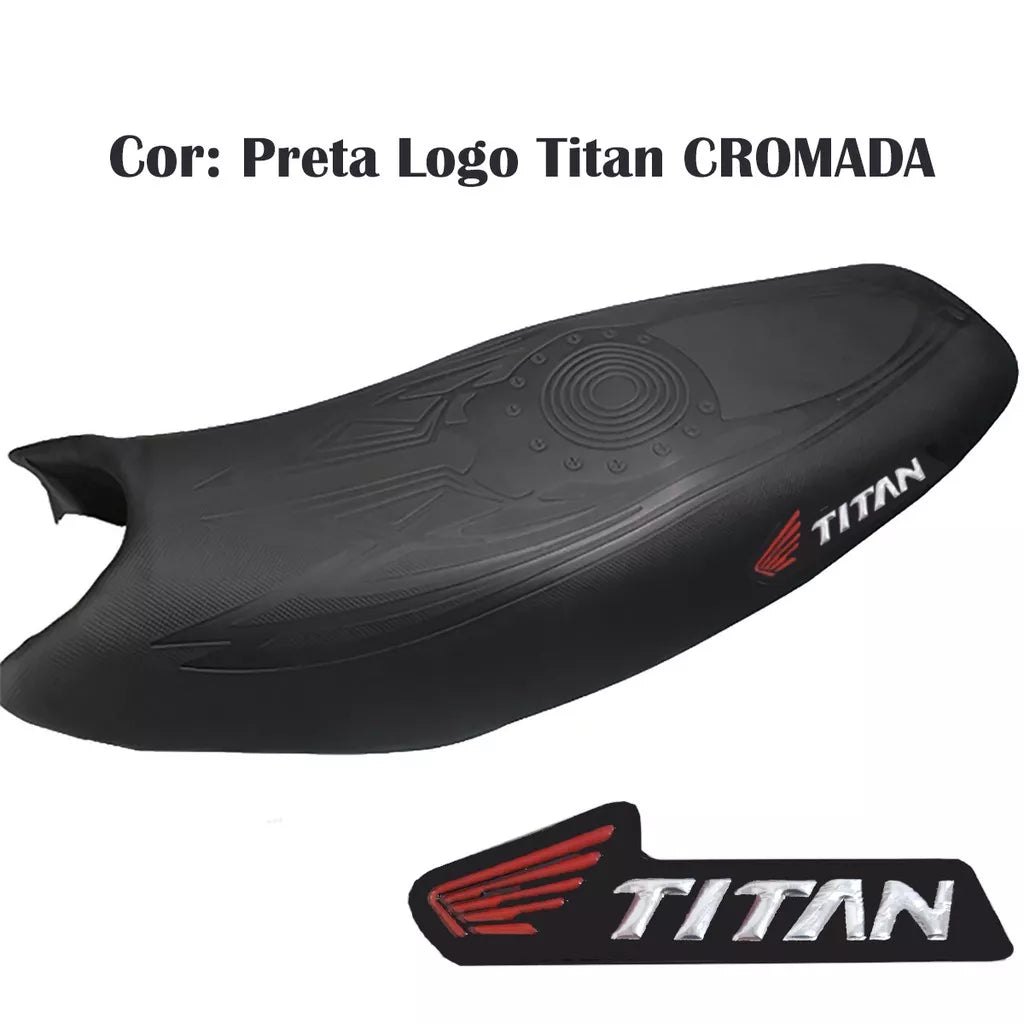 Capa Banco Emborrachada Titan Fan Bros Ybr Fazer Tornado Twister Lander Todas