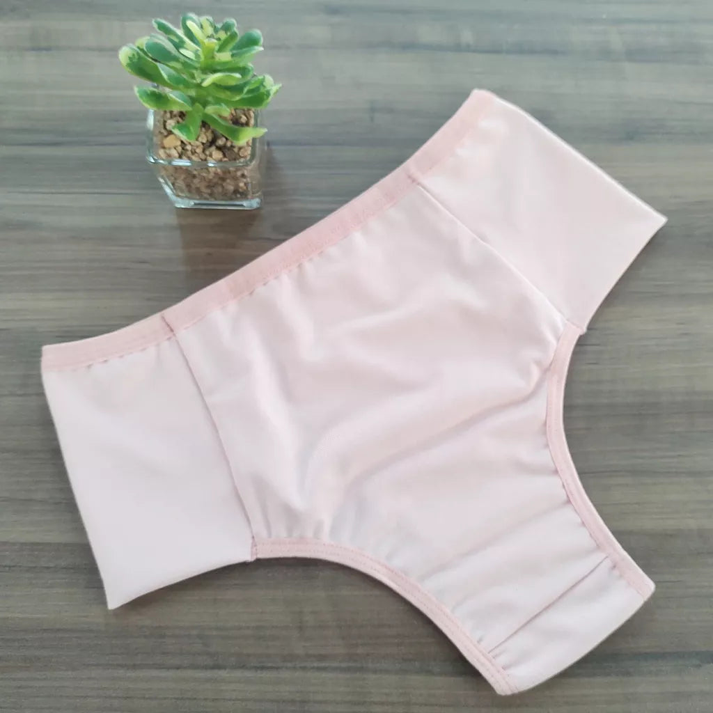 Kit 3 Calcinha Pala Dupla Segura Barriga Conforto Premium