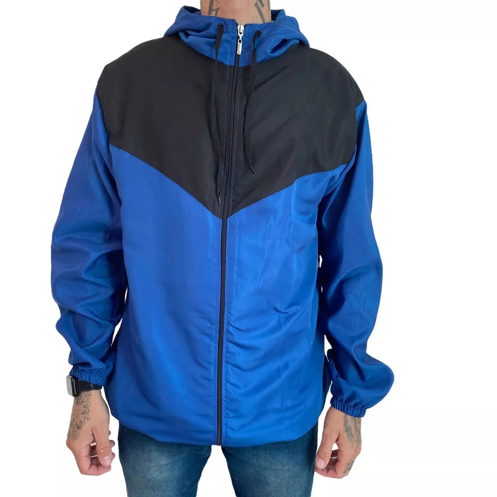 Corta-vento Masculina Lisa
