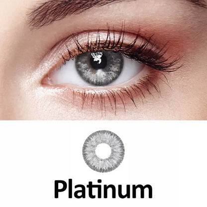 ZELIN Lente de Contato Colorida Aparência Natural Uso Anual Para Maquiagem Dos Olhos