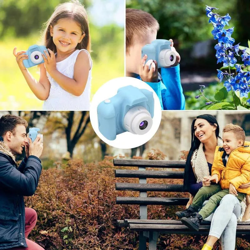 Mini Câmera Digital Infantil/Recarregável/À Prova De Choque/Vídeo Para Crianças/8 Milhões