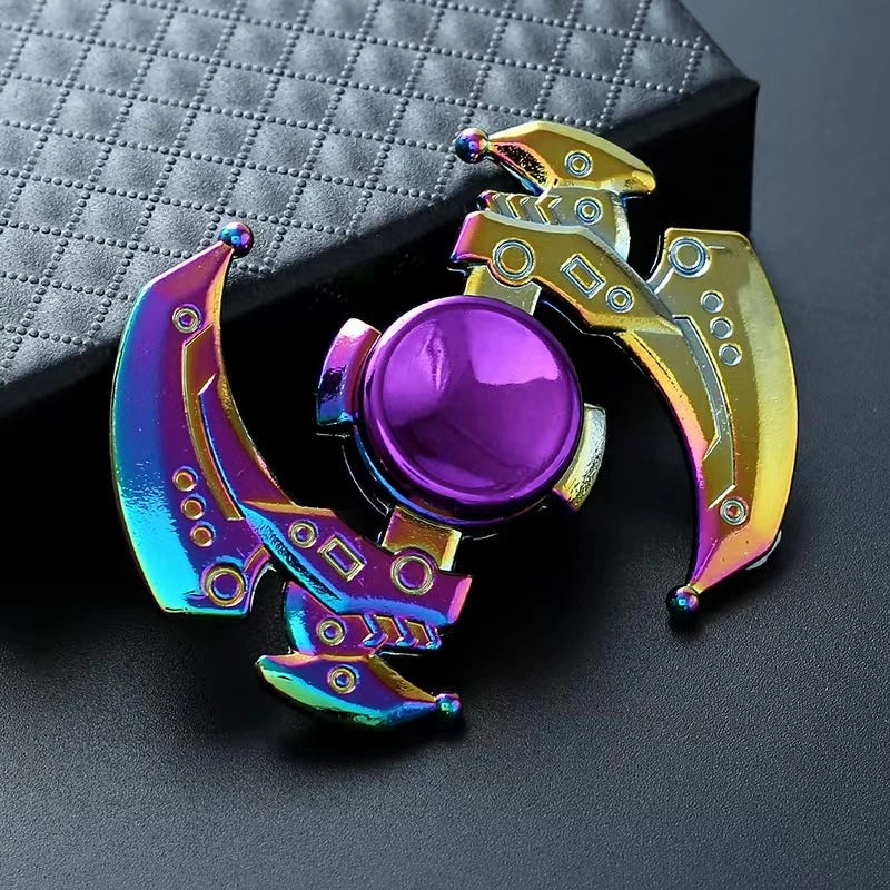 Novo Colorful Fit Spinner Zinc Alloy Decompression Toy Finger Metal Spinner Relieving Stress Effect