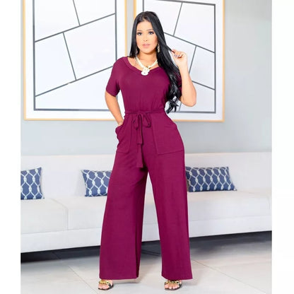 Macacao Saruel Com Manga Curta Com Cintinho Longo Max Feminino Bolsos Viscolycra Soltinho Evangelico Roupas Femininas 38 ao 46