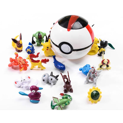 7 cm multicolorido pokémon bola pokémon de alta qualidade brinquedo figura 2-3 cm para crianças presente de aniversário